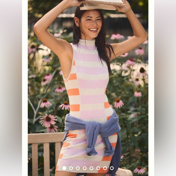 Anthropologie NWT Daily Practice Sleeveless Mock-Neck Sweater Dress Size S - Picture 2 of 11